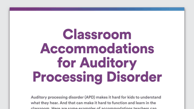 Understanding Sensory Processing Disorders processing problems in one